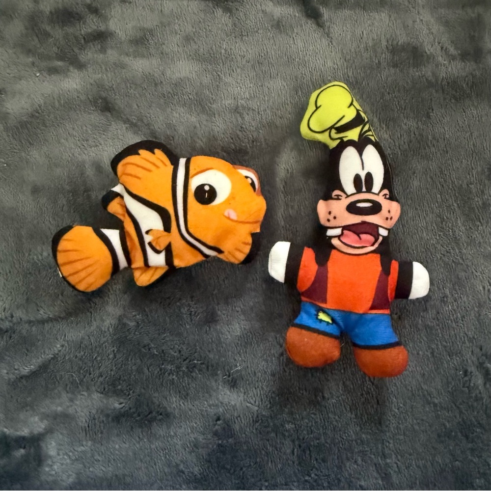 Plush Toy Set - Nemo and Goofy
